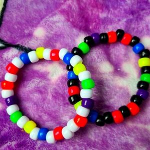 DIY colorful bracelets never worn and brand new!
